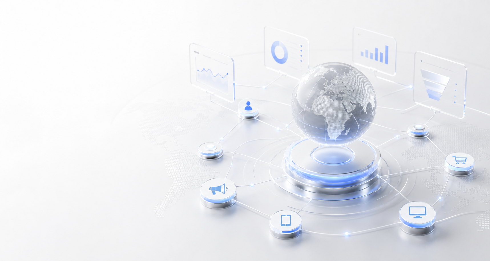 Premium global advertising intelligence dashboard